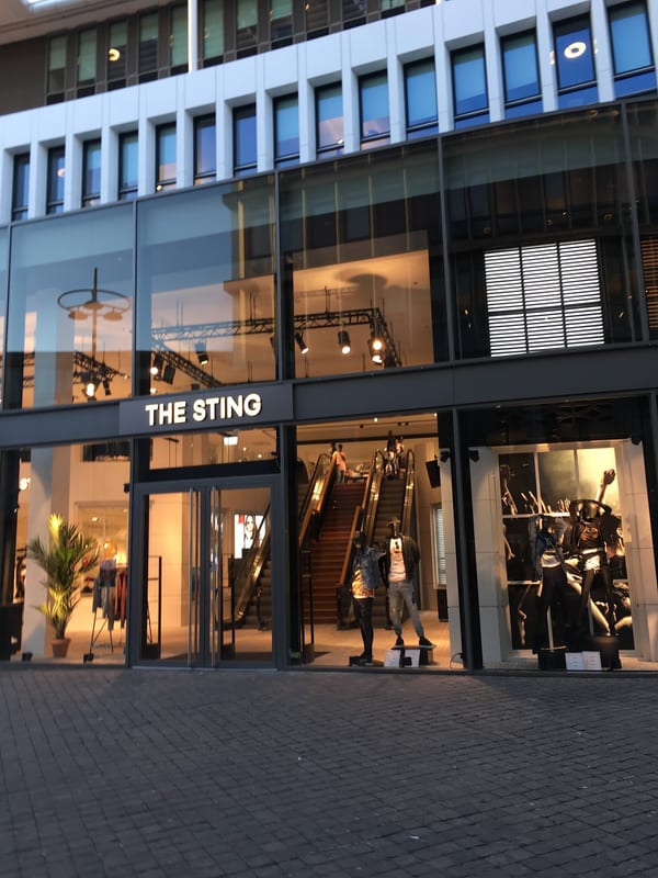 THE STING in Winkelen