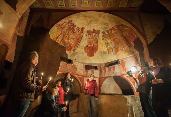 Roman catacombs in doen