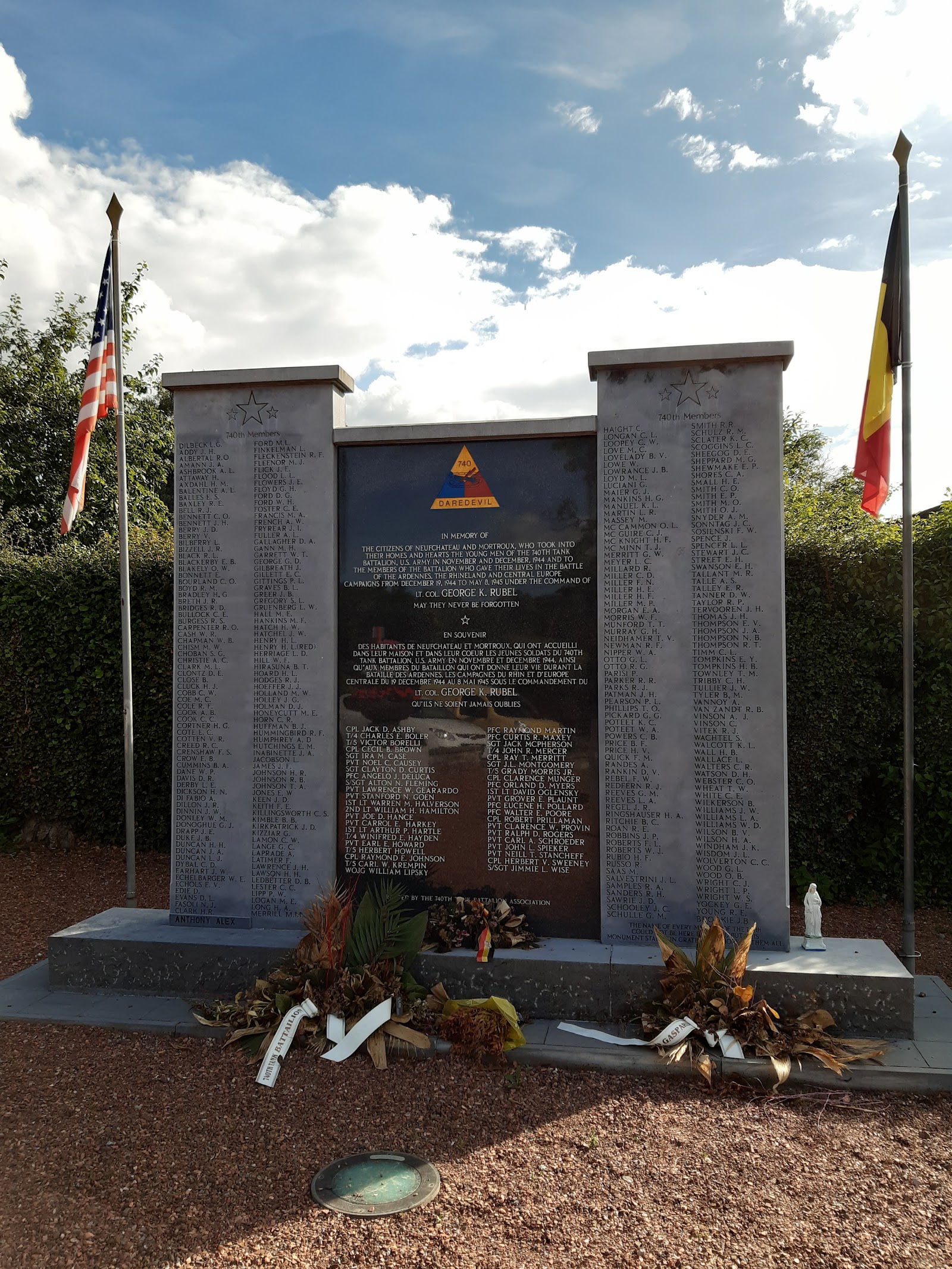 740 Tk Btn monument in Dalhem — park
