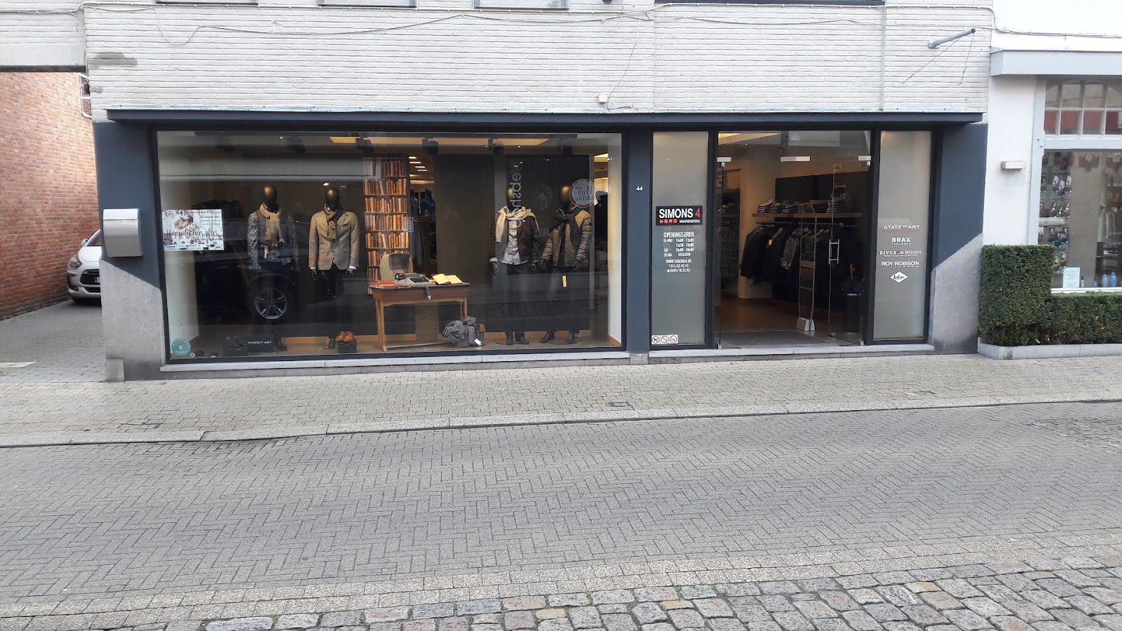 Simons 4 Mannenmode Hoogstraat in Bree