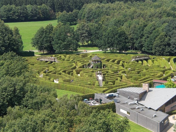 Labyrint Drielandenpunt in Natuur