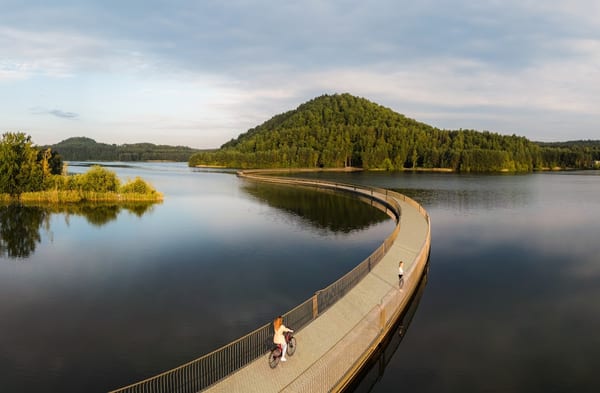 Fietsen tussen de Mijnterrils in doen