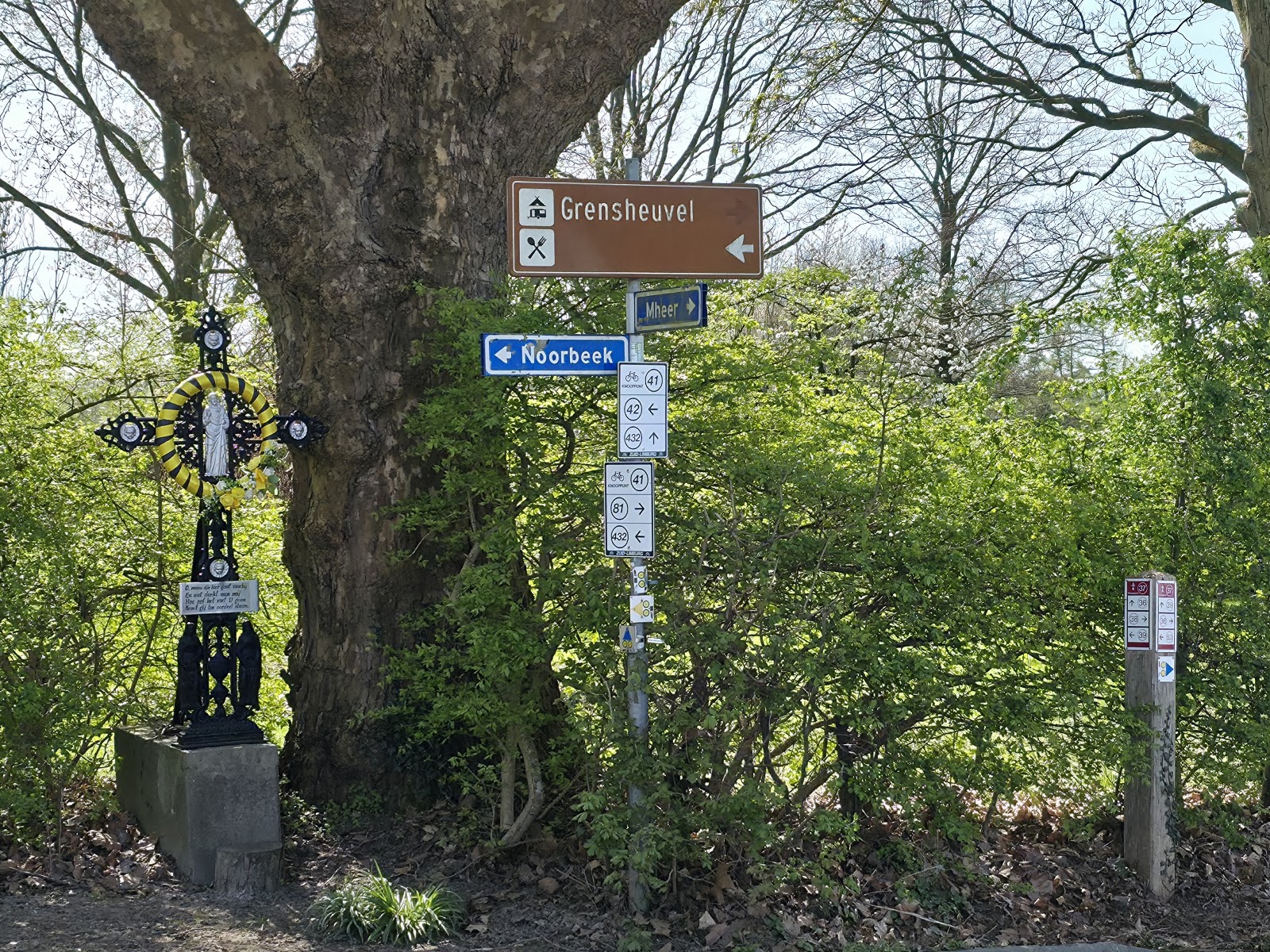 Wandelknooppunt 37 Noorbeek in Noorbeek