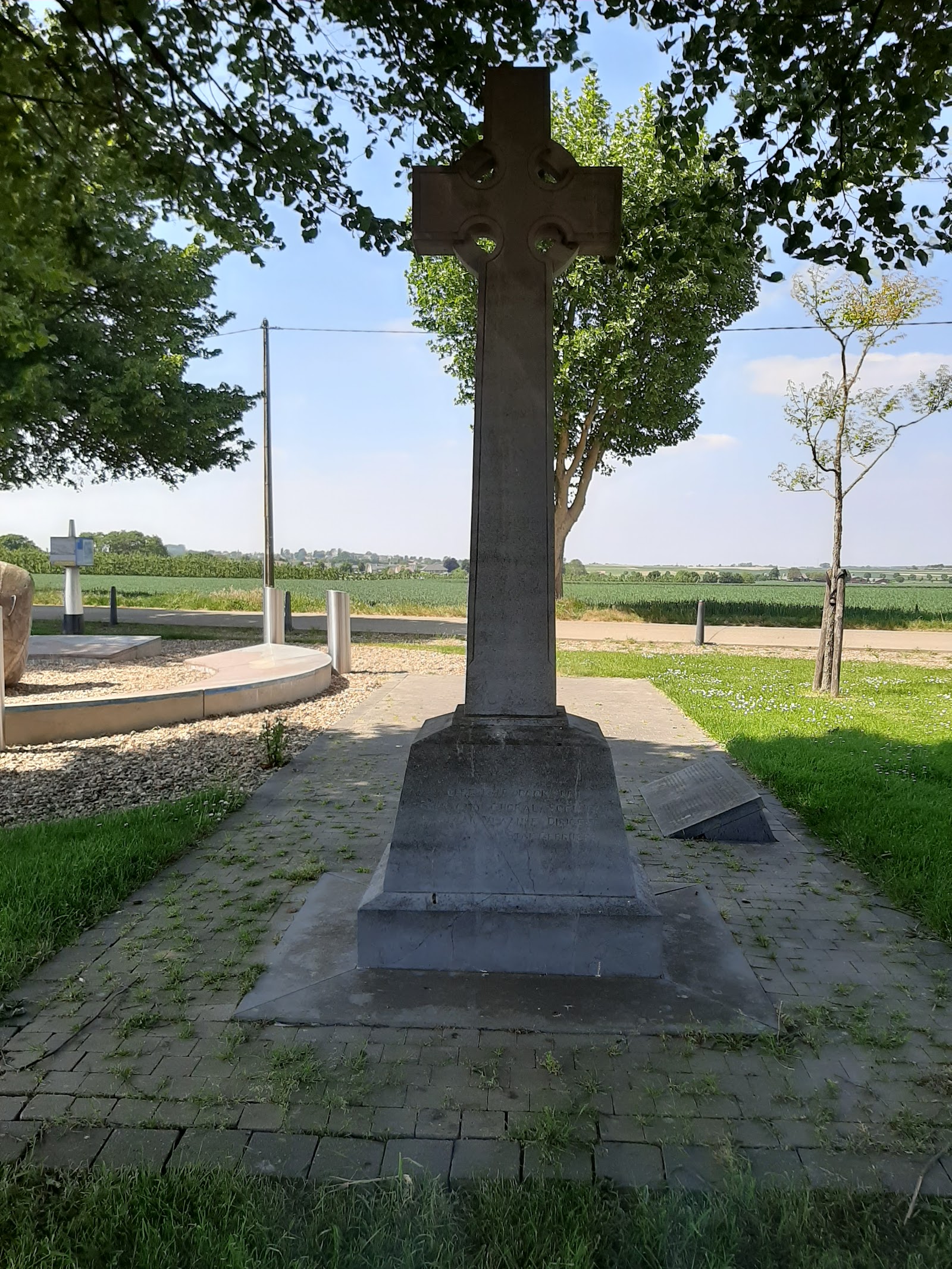 Iers Kruis slag van Lafelt in Riemst — park